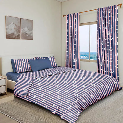 Nautical Stripe Anchor Bed in a Bag