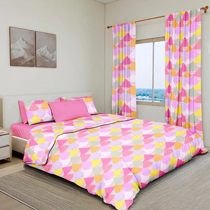 Edgy Geometric Angled Pattern Bed in a Bag