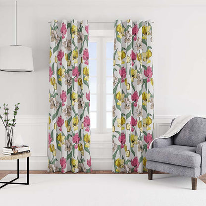 Spring Floral Breeze Drape