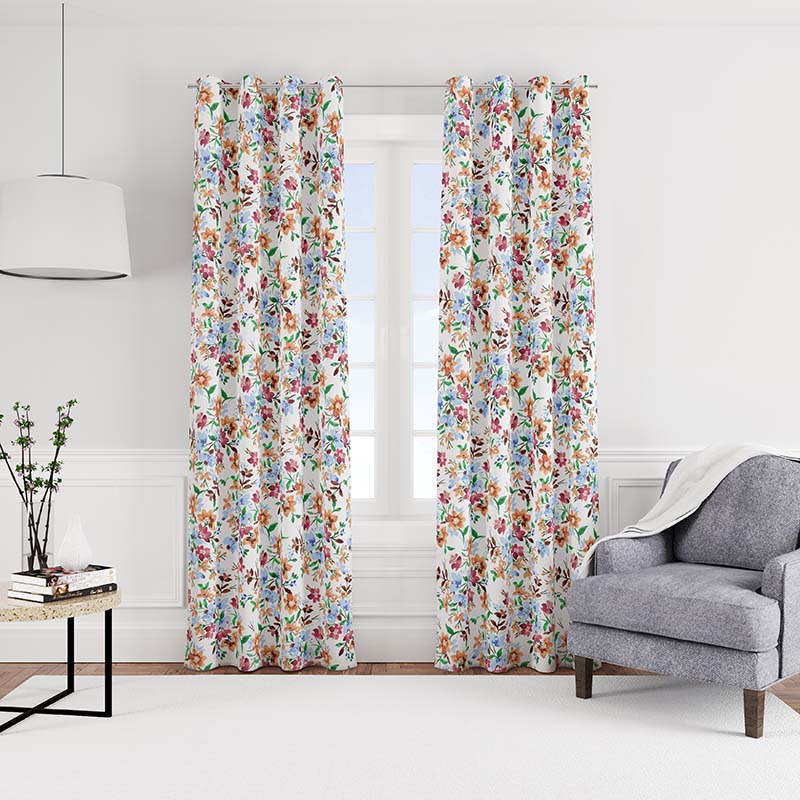 Spring Floral Breeze Drape