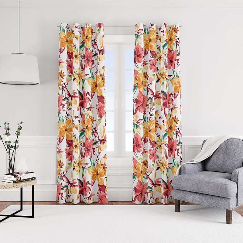 Spring Floral Breeze Drape